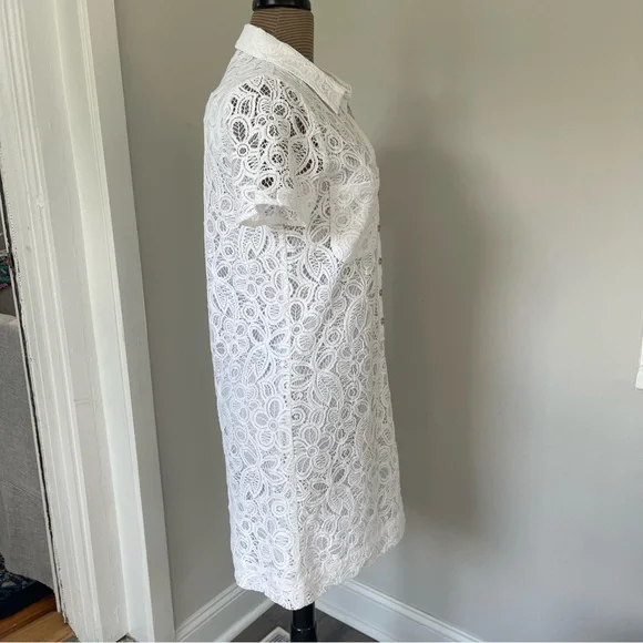 Lilly Pulitzer Nelle Lace Button-Down Dress size 4 NWT - Picture 3 of 11
